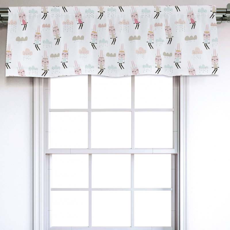 Sateen Ruffled Window Valance