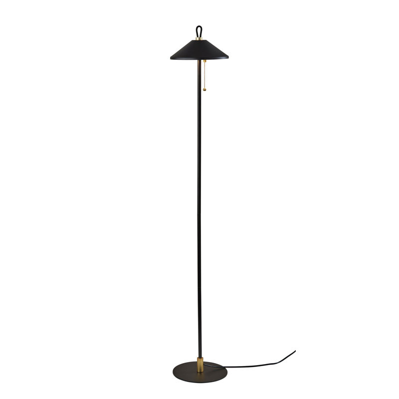 Lampe sur pied 54 po Aswath, Noir