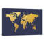 Gold Foil On Denim by Michael Tompsett - Print on Canvas-101410367-101410365