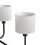 Lustre à intensité variable de 40 po de large avec abat-jour cylindrique