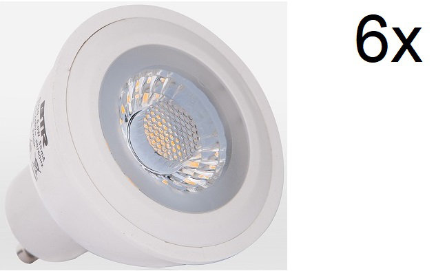 6W GU10 LED Lightbulbs