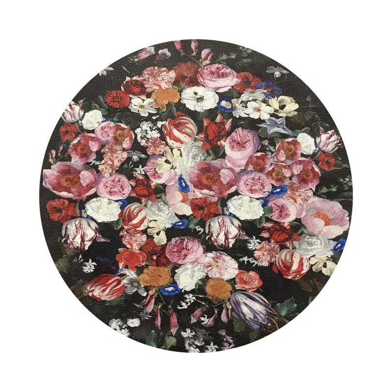 Festoon Flowers Pebble 16" Vinyl Placemat