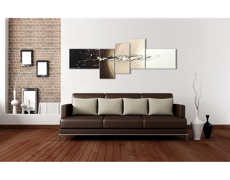 5 Piece No Frame Painting on Canvas