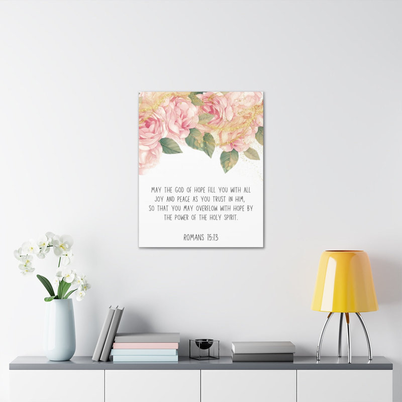No Frame Print on Canvas, 35.56cm H x 27.94cm W