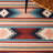 Suresnes Flat Weave Wool/Cotton Southwestern Rug in Light Pink/Blue-1606507095