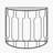 Mel 100cm Glass Top Console Table