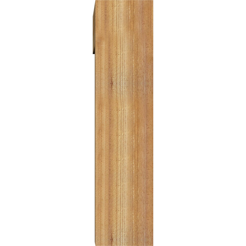 Support de scie brute Westlake Block 8 "x P 26" x H 34 "avec cales décalées, cèdre rouge de l'Ouest, 34 x 26