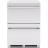 Zephyr Presrv 24 In. 5.1 cu. ft. Dual Zone Outdoor Refrigerator Drawers