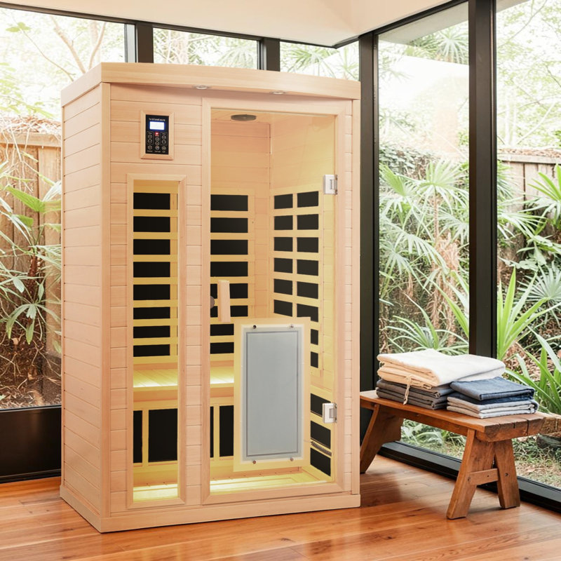 Sauna à infrarouge lointain compatible avec KISRAIS pour 2 personnes