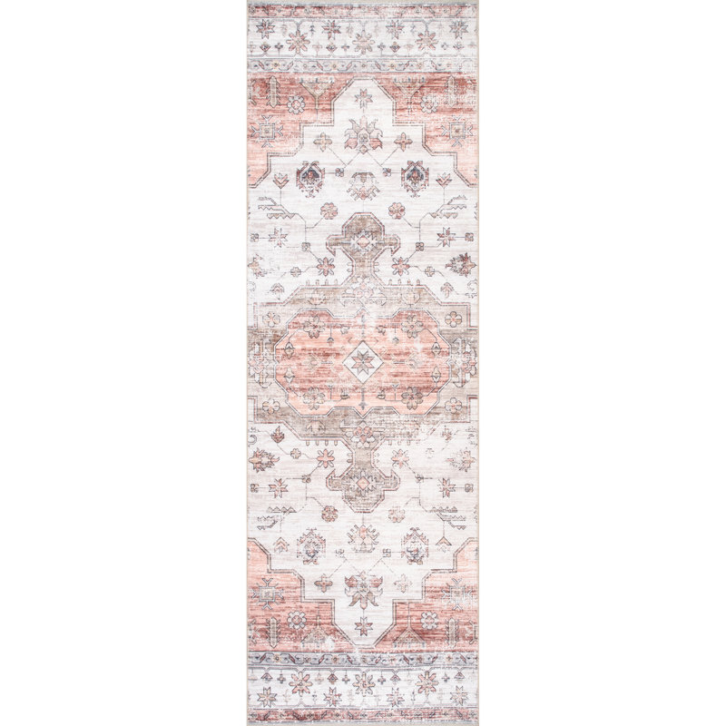 Banks SpinClean Vintage Machine Washable Area Rug, Runner 2'6" x 6'