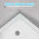 30 In. D X 60 In. W X 5 1/2 In. H Drain Single Threshold Shower Base