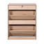 Armoire à chaussures en bois pour entrée