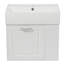 Meuble-lavabo mural avec lavabo et porte-papier hygiénique-1195926318