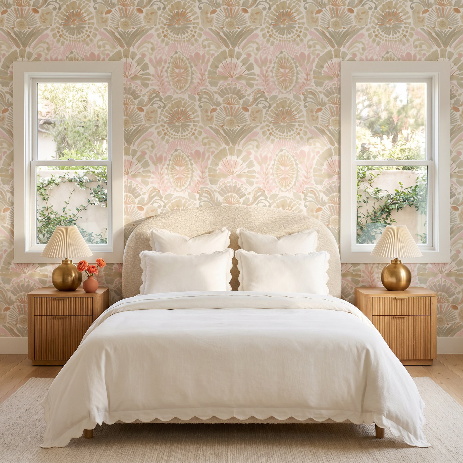 Gernhard Self-Adhesive Wallpaper Roll, 16.5" L x 20.5" W, Wandering Rose