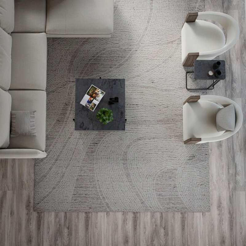 Tapis 100% laine touffeté à la main, Tapis de couloir 2 pi 6 po x 8 pi