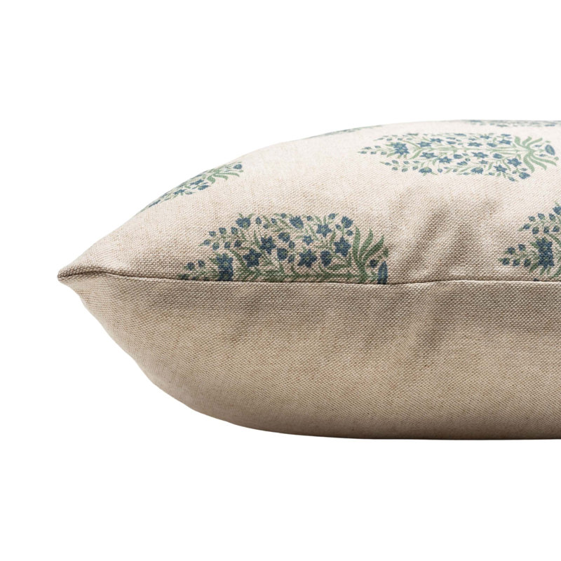 Floral Cushion, 43x43cm, Feather filled