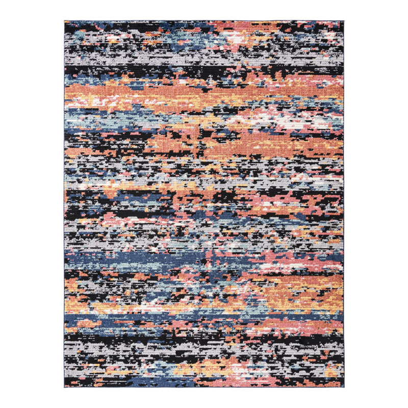 Alia Performance Multi colored Rug, Rectangle 9' x 12'