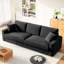 4 Seater Corduroy Sofa-1427602470
