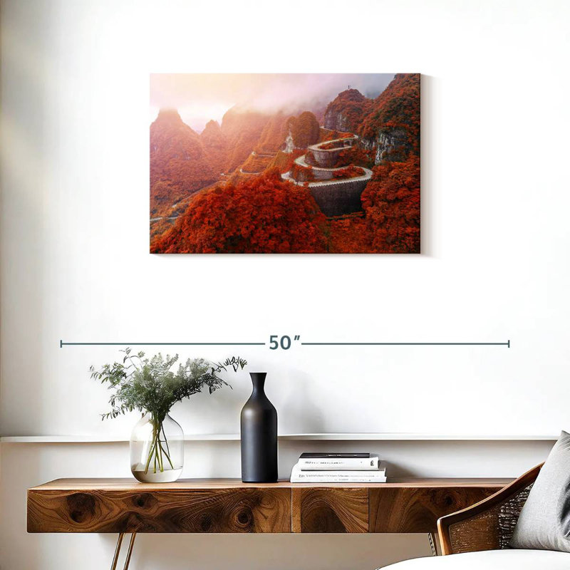 Nicci Autumn Tianmen Mountain, 20'' H x 30'' W