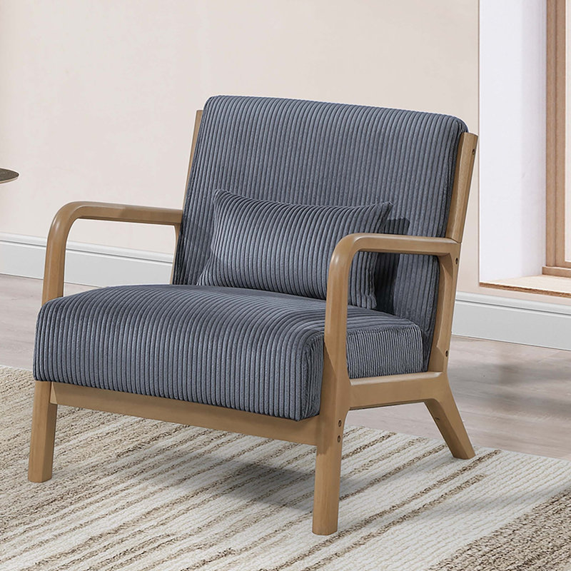Chaise d'appoint 1pc, Gris foncé