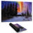 Aurora borealis in the forest - 14.00"x24.25" Desk mat
