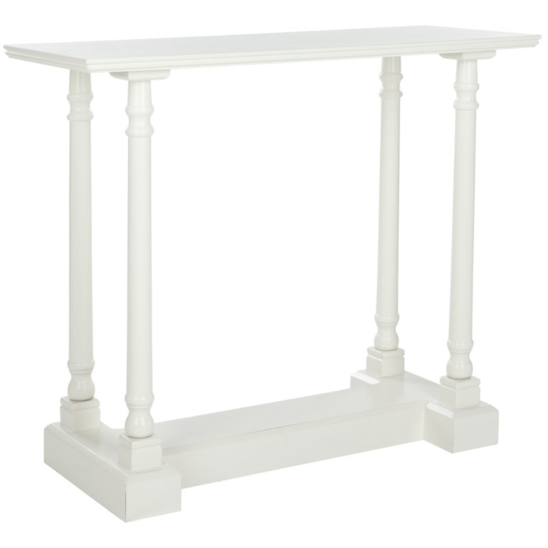 Beckenham 96cm Solid Wood Console Table, Distressed Cream