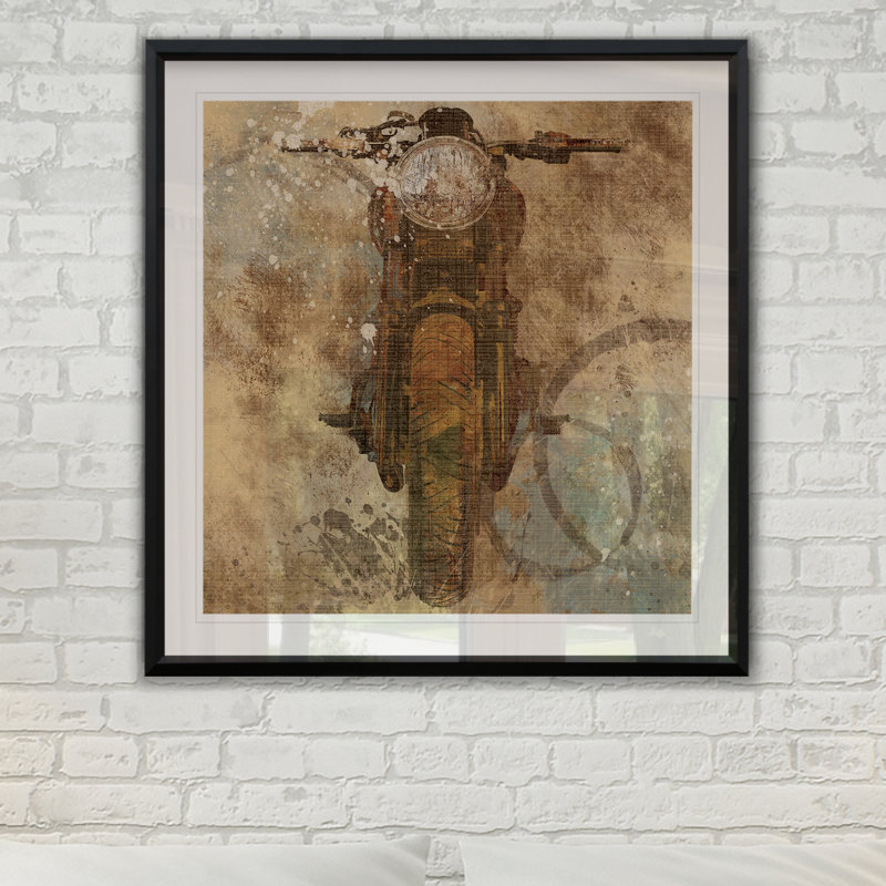 « live to-ii », reproduction encadrée, H 30,5 po x l 30,5 po x P 1,5 po