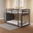 Gaston Gray Finish / Bunk Bed W/4 Drawers & 3 Compartments