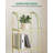 5-Tier Bookcase Bookshelf,Gold Finish Arched Glass Bookcase-467872456