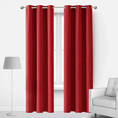 Lompoc Room Darkening Grommet Curtain Panels