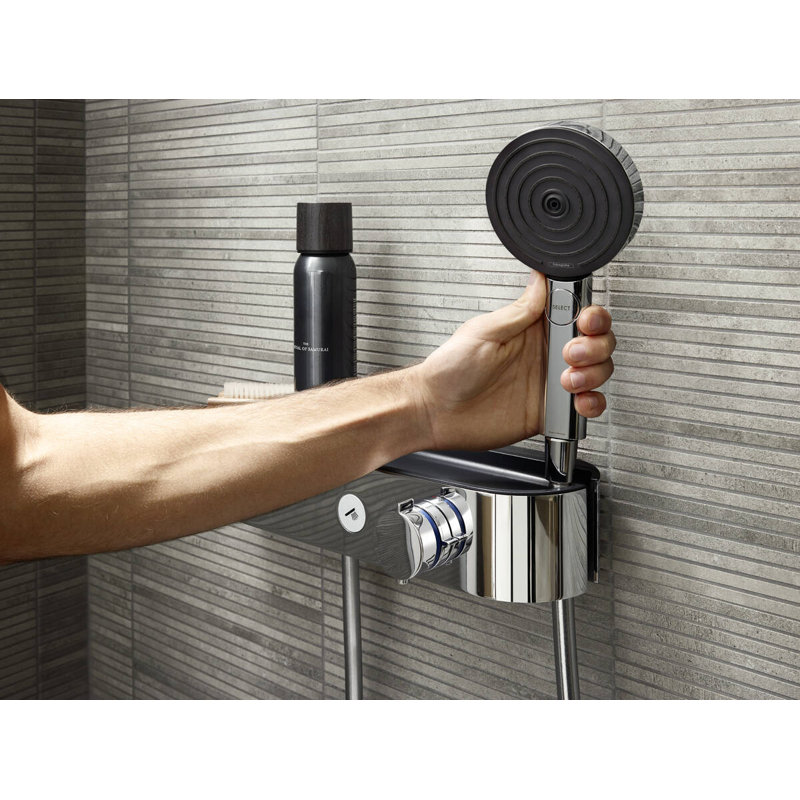 hansgrohe Pulsify S Handshower 105 3-Jet, 2.5 GPM, Chrome, 2.5 GPM