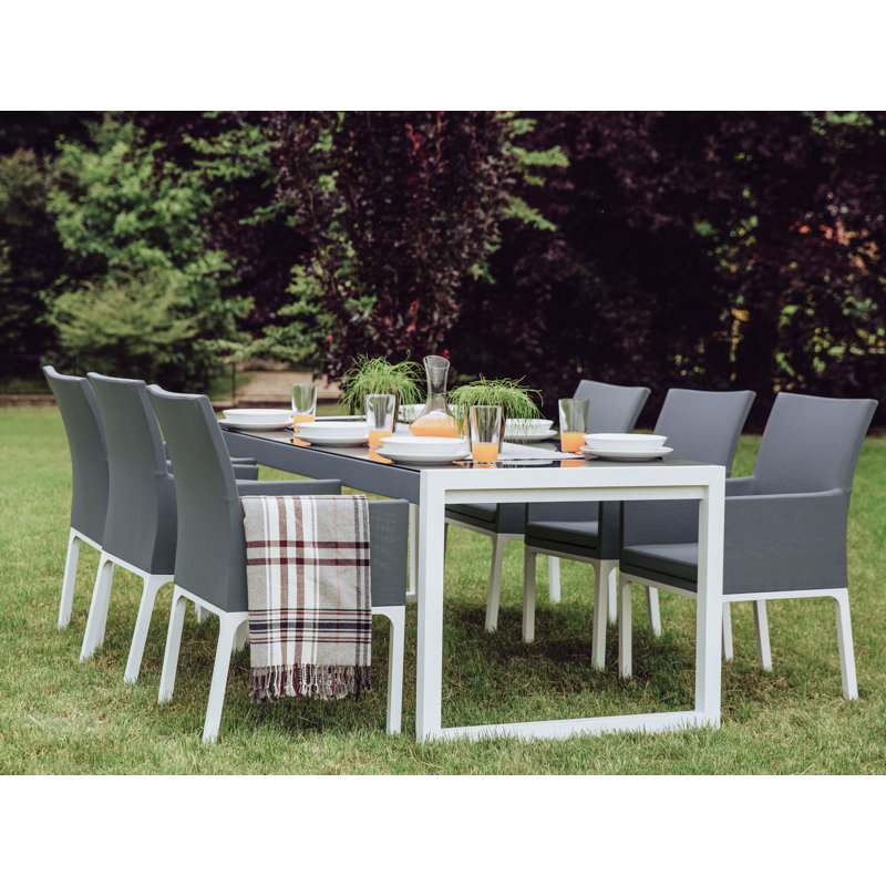 Abdiladif Patio Dining Armchair with Cushion