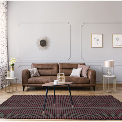 Chenille Geometric Indoor Rug