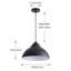 Luminaire suspendu simple à 1 lumière Brumunddal
