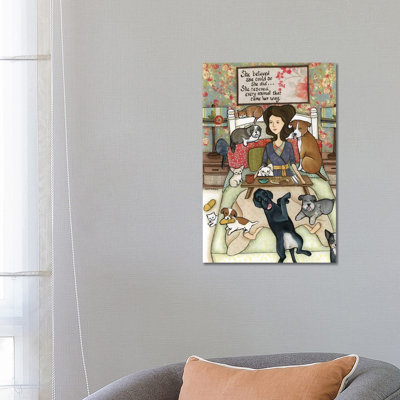 She Believed by Jamie Morath - Wrapped Canvas Print