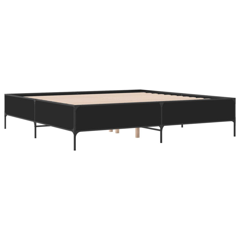 Ablie Bed, 200 x 200cm, Black