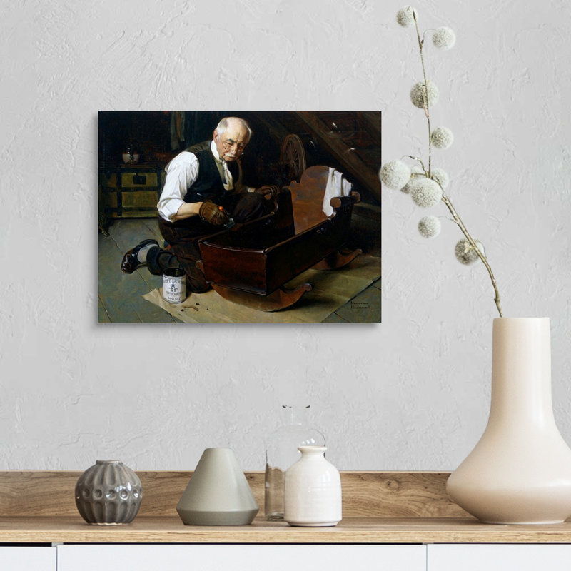 «Grandpa's Gift», art mural sur toile, H 12 po x l 16 po x P 1,25 po, Toile tendue