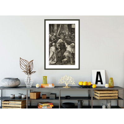«Bearing of the Cross» par Albrecht Dürer, impression giclée sur cadre