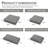 Cartert 9 Pcs Outdoor Cushion Cover Set For 3" Outdoor Cushions And Patio Furniture Cushion Covers,  Only Covers-995239582