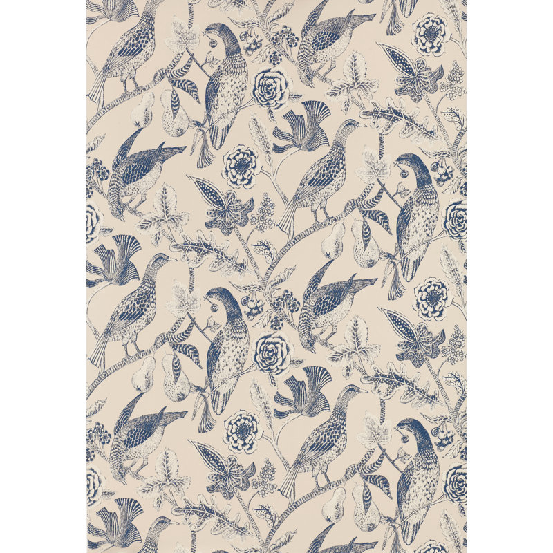 Katmandu Wallpaper, Navy