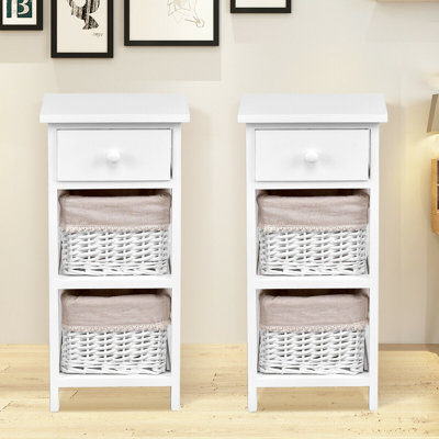 Mélanie 11'' W Solid Wood Nightstand