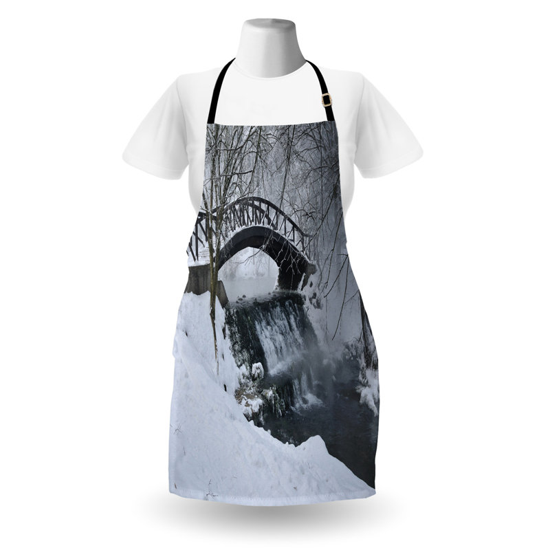 No Pattern Bib Apron