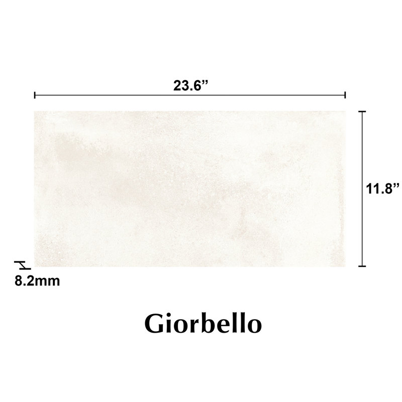 Carreau de porcelaine pour plancher et mur 12 po x 24 po Melange, Gris chaleureux