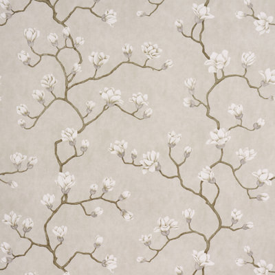 Magnolia Floral Non-Woven Wallpaper Roll