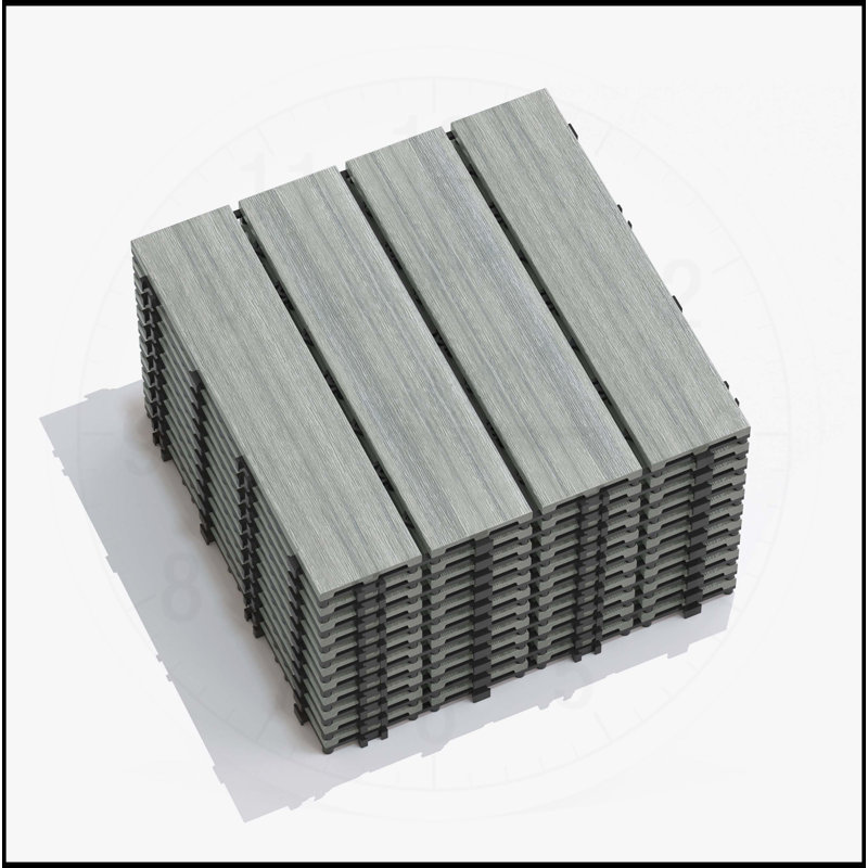 Carreaux de terrasse durables et emboîtables pour l'extérieur et l'intérieur, résistants aux intempéries et élégants.