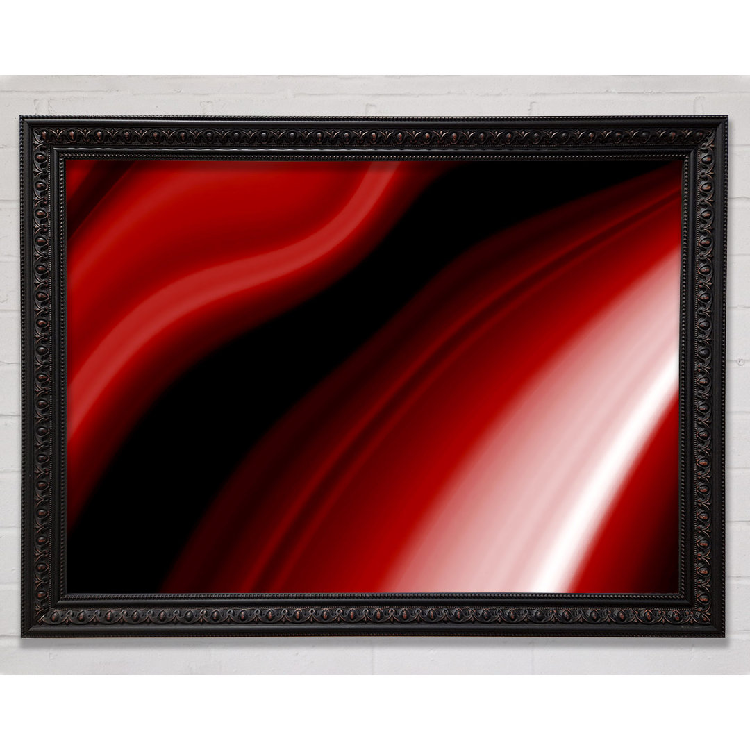 Gerahmter Kunstdruck Red Streaks