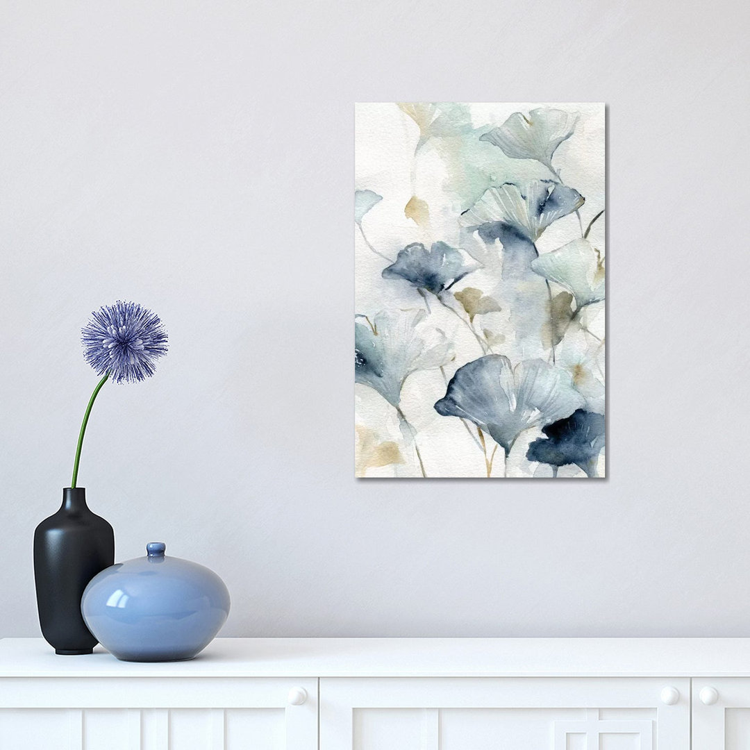 Indigo Gingko II by Carol Robinson - Painting