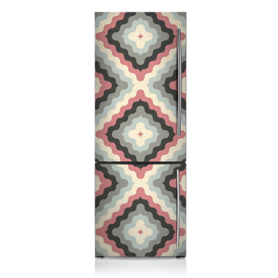 Abstract Non-Wall Damaging Door Decal