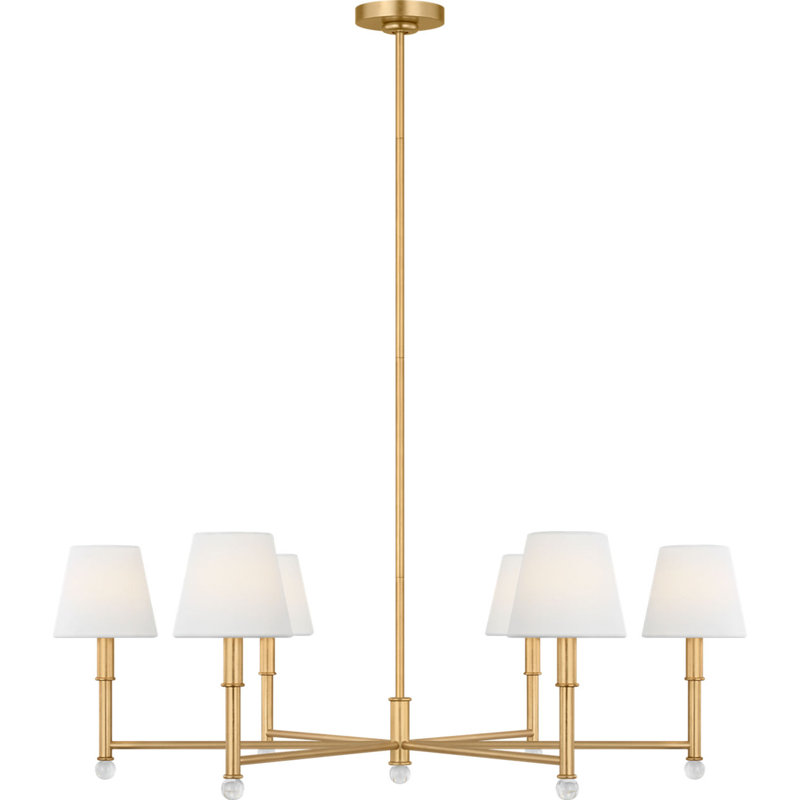 Wendt Chandelier, 6 Lights, 60.38" H x 40" W  x 40" D