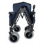 Chariot pliant 3 en 1 avec banquette et plateau de table pliable monté à l'arrière - capacité de 500 lb, pneus de plage 9 po x 4 po pour le camping-130603053
